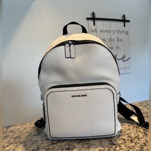 Michael Kors Cream and Black Men's Backpack